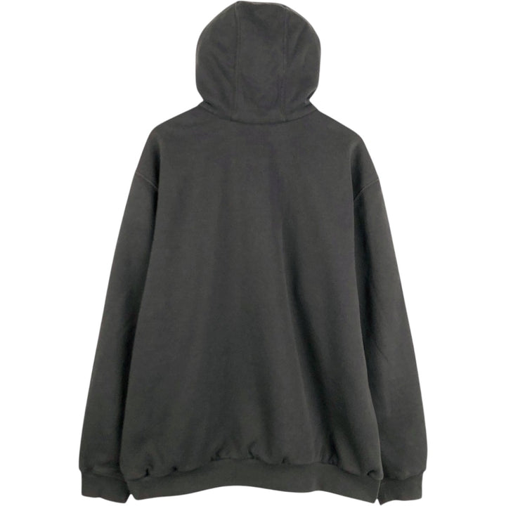 Carhartt RAIN DEFENDER Full-Zip Sweatshirt Hoodie (Men's Size XL) cotton Charcoal Vintage Second Hand