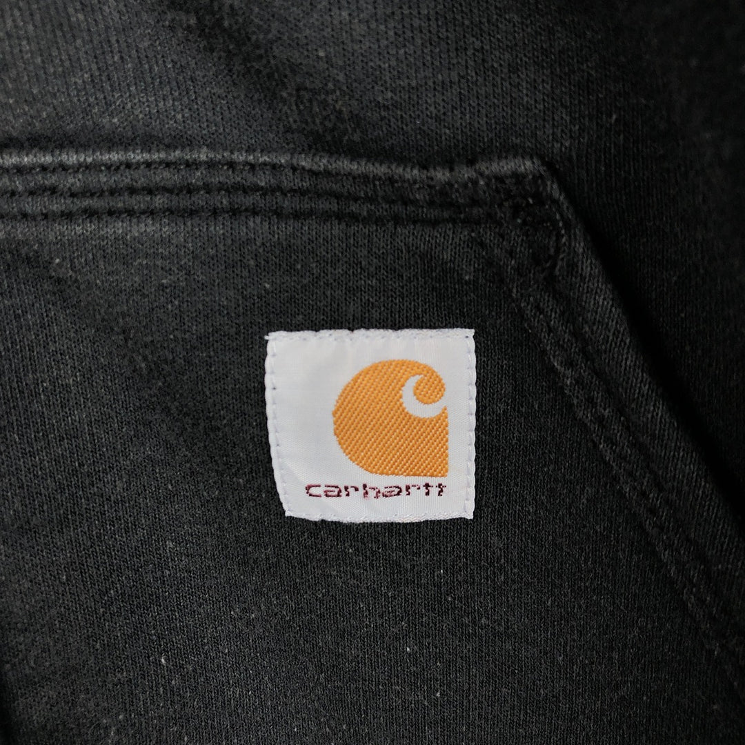 Carhartt RAIN DEFENDER Full-Zip Sweatshirt Hoodie (Men's Size XL) cotton Charcoal Vintage Second Hand
