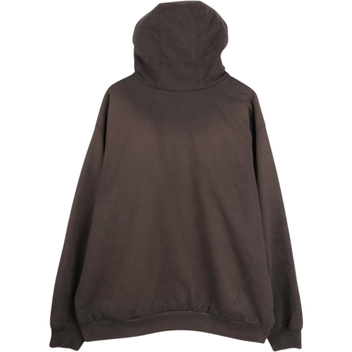 Carhartt Advertising Sweat Full-Zip Hoodie, Men's Size XXL (approx.) unclear brown type Vintage Second Hand