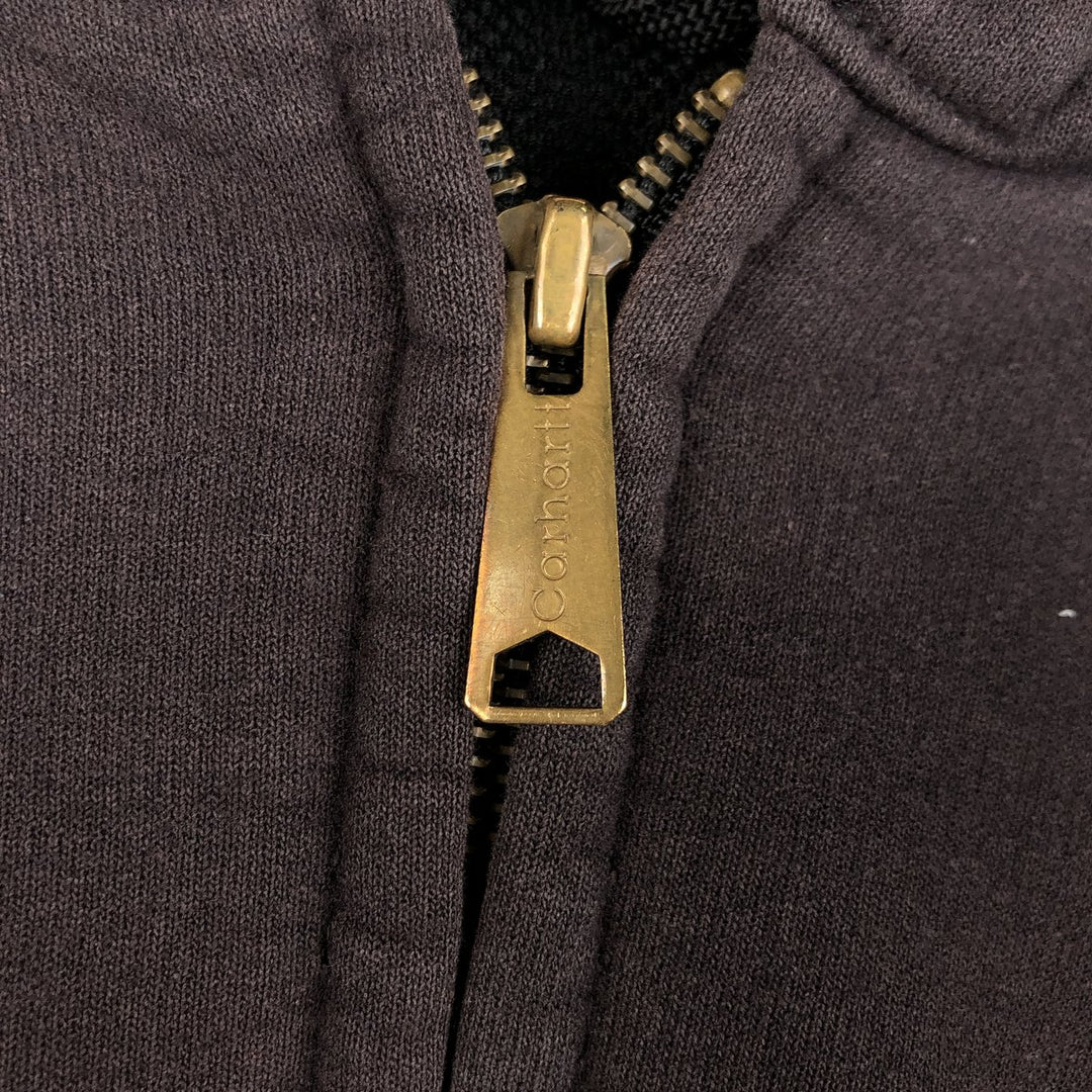 Carhartt Advertising Sweat Full-Zip Hoodie, Men's Size XXL (approx.) unclear brown type Vintage Second Hand
