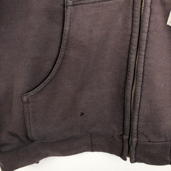 Carhartt Advertising Sweat Full-Zip Hoodie, Men's Size XXL (approx.) unclear brown type Vintage Second Hand