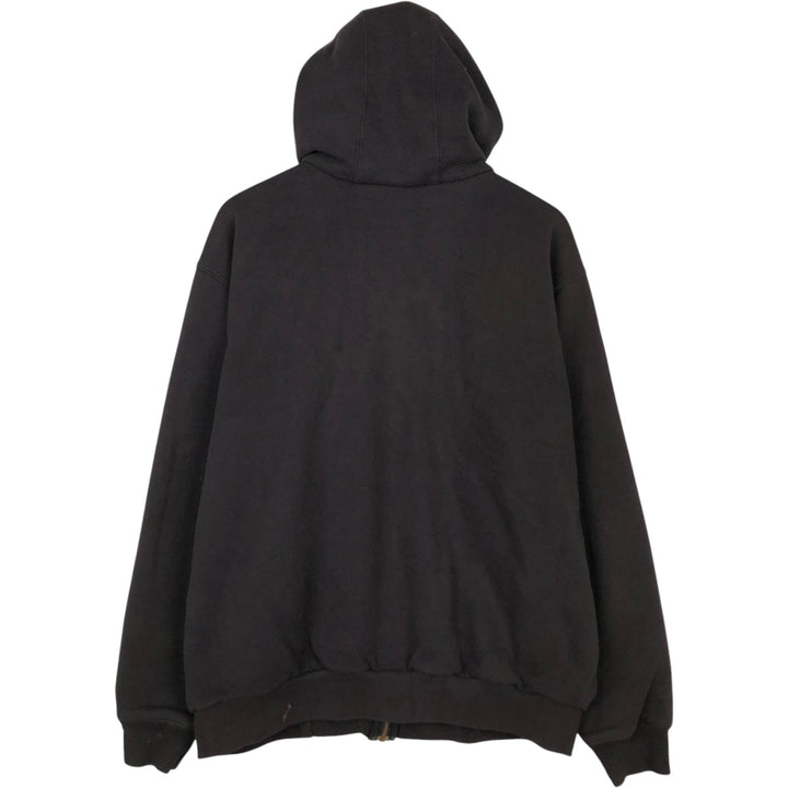 Carhartt Sweat Full Zip Hoodie Men's XXL unclear black type Vintage Second Hand