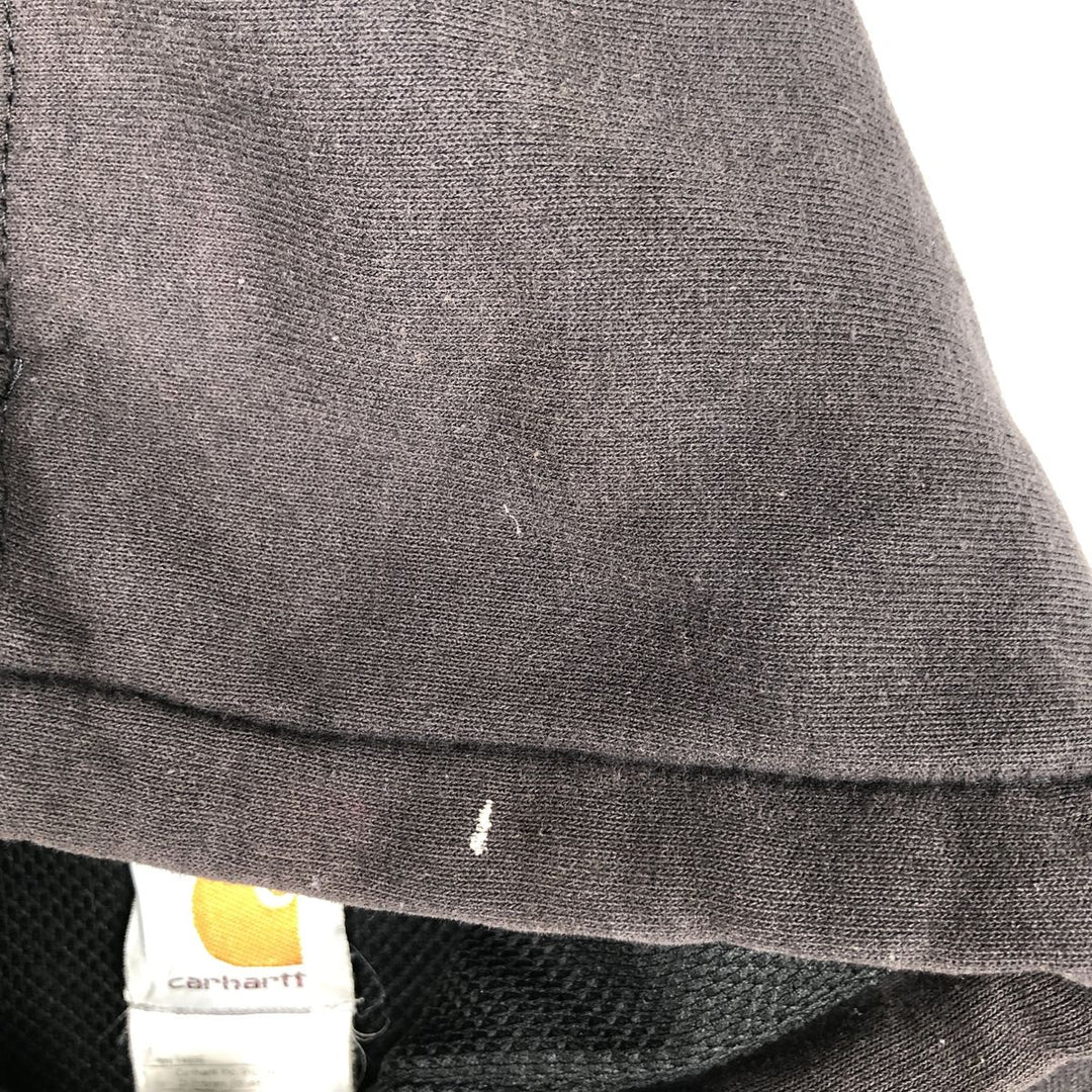 Carhartt Sweat Full Zip Hoodie Men's XXL unclear black type Vintage Second Hand