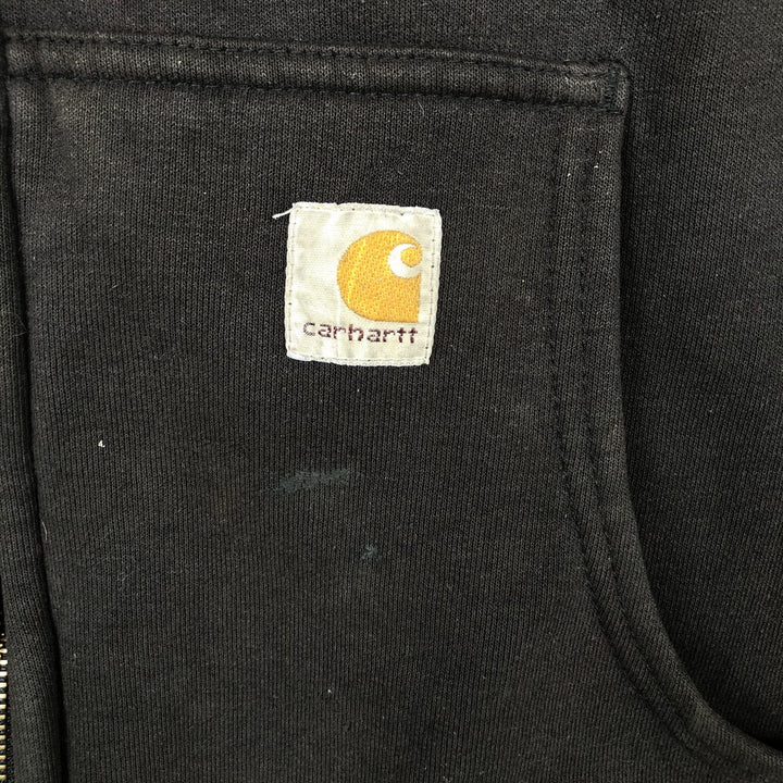 Carhartt Sweat Full Zip Hoodie Men's XXL unclear black type Vintage Second Hand