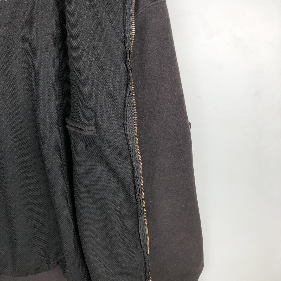 Carhartt Sweat Full Zip Hoodie Men's XXL unclear black type Vintage Second Hand