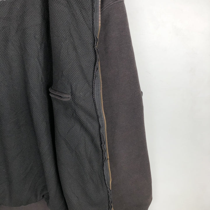 Carhartt Sweat Full Zip Hoodie Men's XXL unclear black type Vintage Second Hand