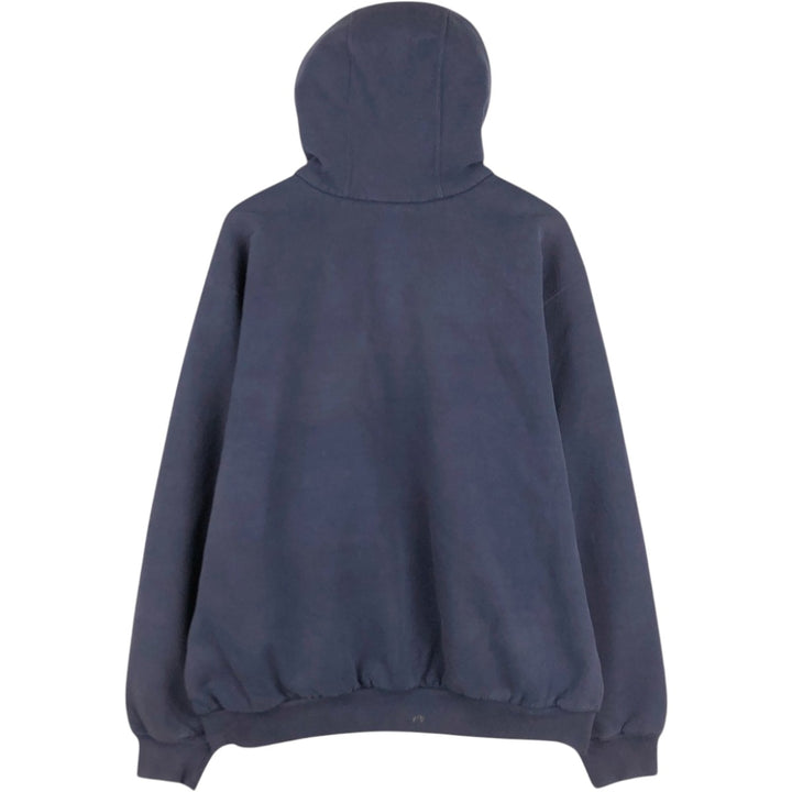 Carhartt Sweat Full Zip Hoodie Men's L size cotton navy blue type Vintage Second Hand