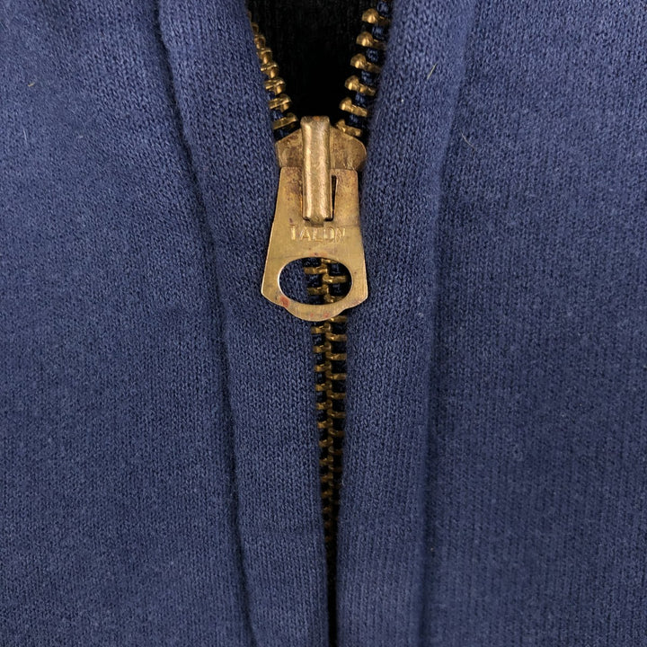 Carhartt Sweat Full Zip Hoodie Men's L size cotton navy blue type Vintage Second Hand