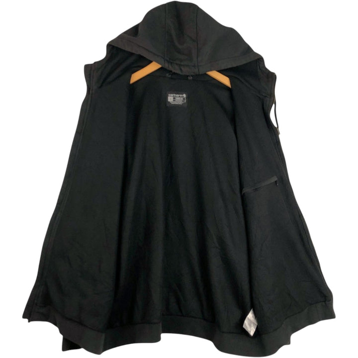 Carhartt Loose Fit Sweat Full Zip Hoodie, Men's XL cotton black type Vintage Second Hand