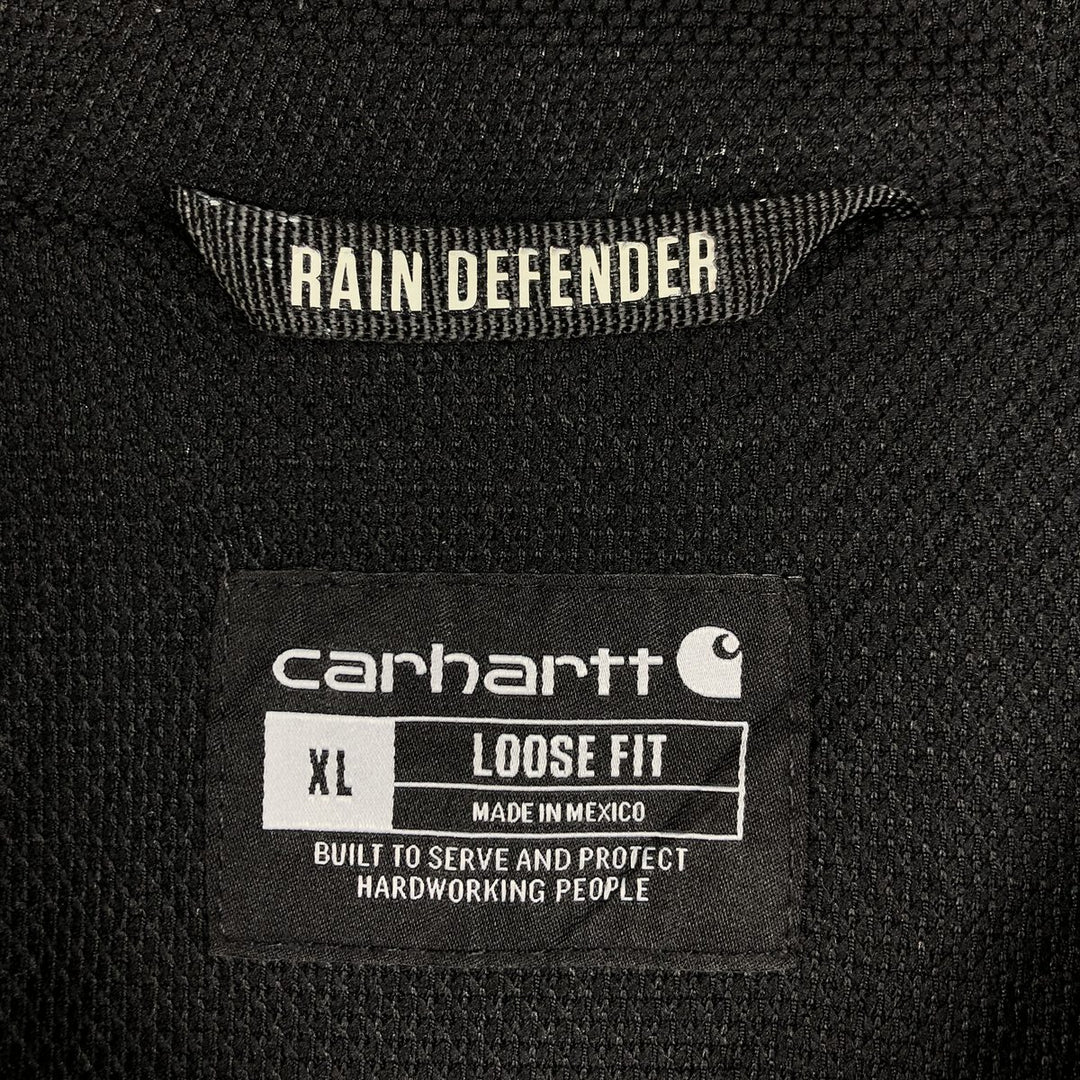 Carhartt Loose Fit Sweat Full Zip Hoodie, Men's XL cotton black type Vintage Second Hand