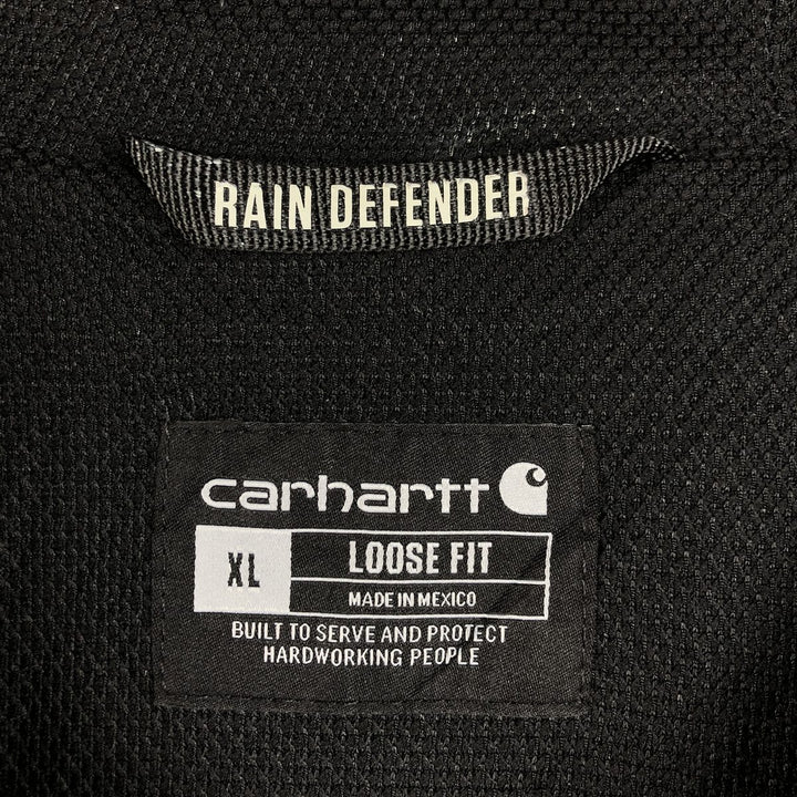 Carhartt Loose Fit Sweat Full Zip Hoodie, Men's XL cotton black type Vintage Second Hand