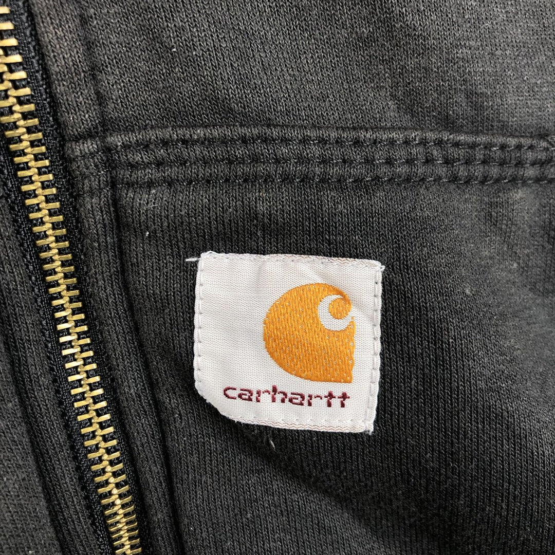 Carhartt Loose Fit Sweat Full Zip Hoodie, Men's XL cotton black type Vintage Second Hand