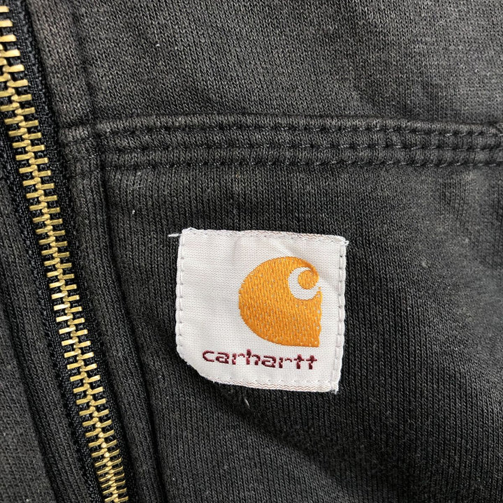 Carhartt Loose Fit Sweat Full Zip Hoodie, Men's XL cotton black type Vintage Second Hand