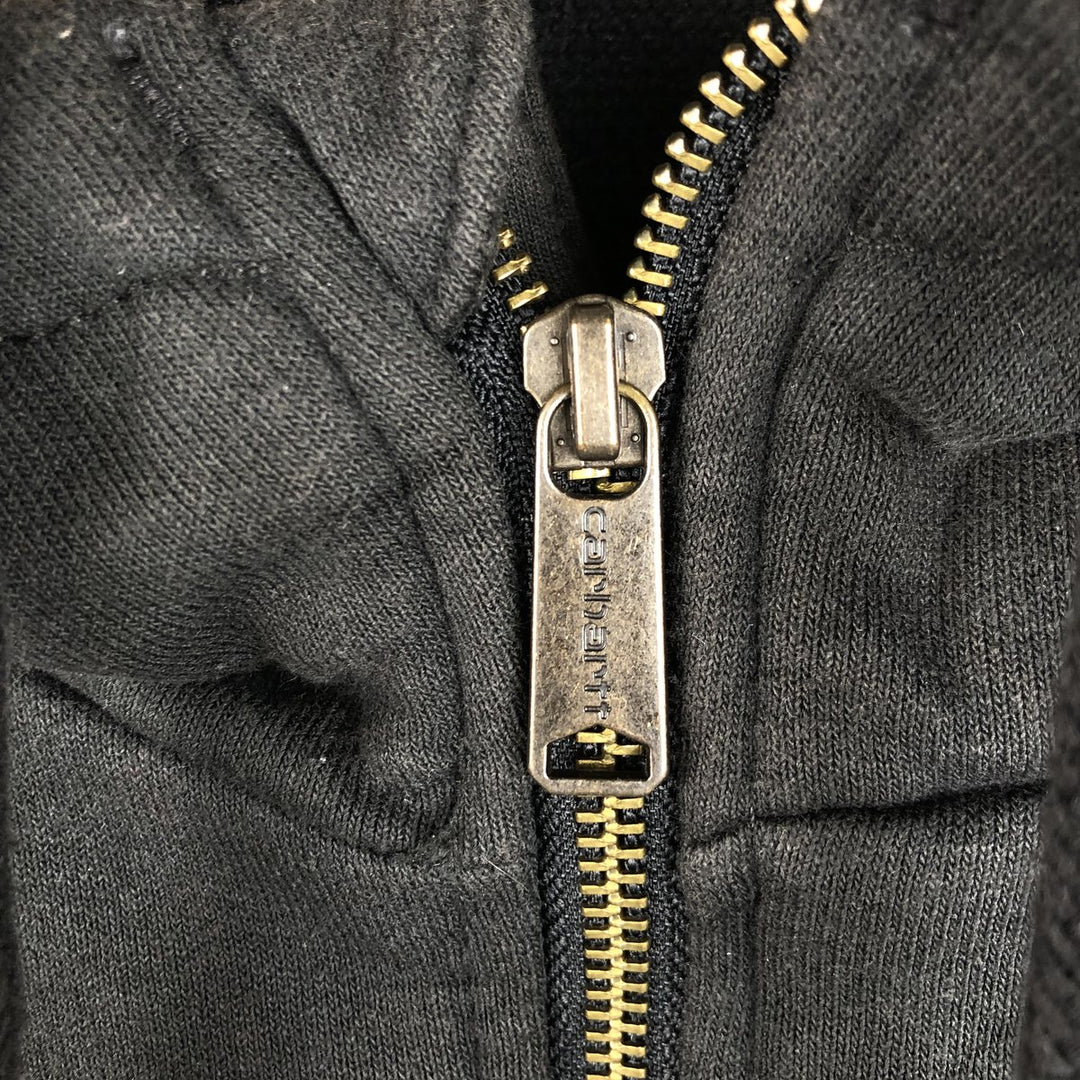Carhartt Loose Fit Sweat Full Zip Hoodie, Men's XL cotton black type Vintage Second Hand