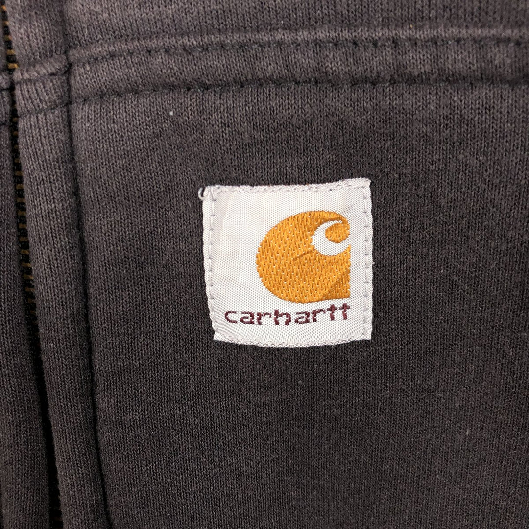 Carhartt Sweat Full Zip Hoodie Men's XL unclear black type Vintage Second Hand
