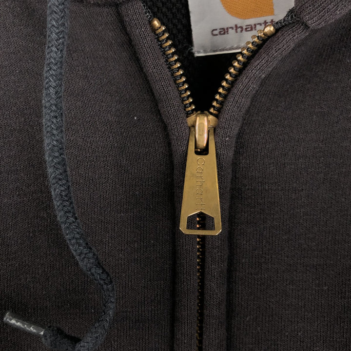 Carhartt Sweat Full Zip Hoodie Men's XL unclear black type Vintage Second Hand