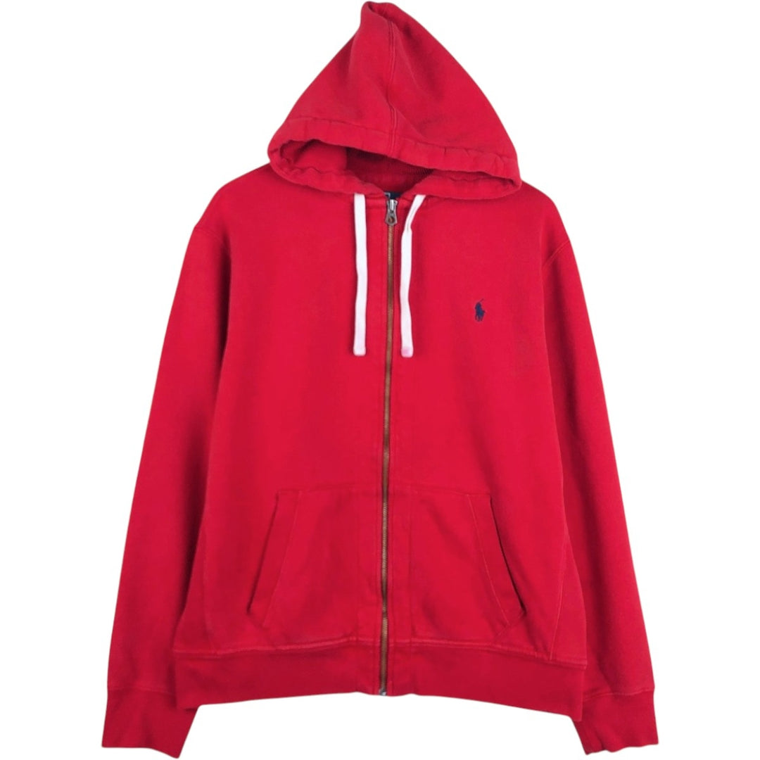 Ralph Lauren POLO by Ralph Lauren Sweat Full Zip Hoodie Men's XL cotton red type Vintage Second Hand