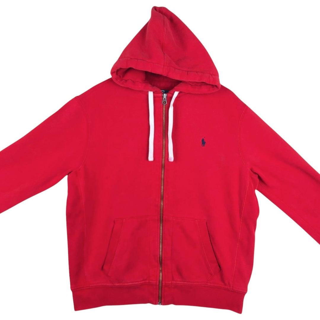 Ralph Lauren POLO by Ralph Lauren Sweat Full Zip Hoodie Men's XL cotton red type Vintage Second Hand