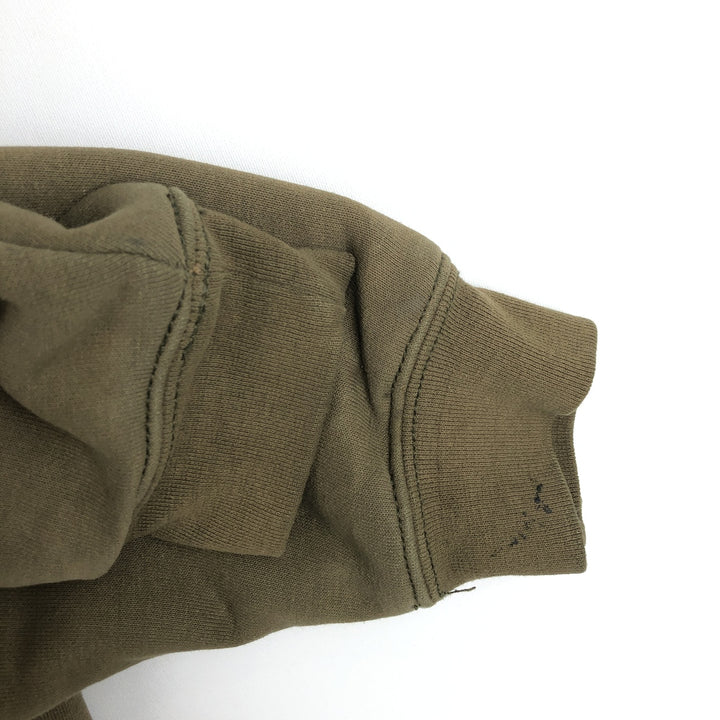 Carhartt Sweat Full Zip Hoodie Men's XL cotton Khaki type Vintage Second Hand