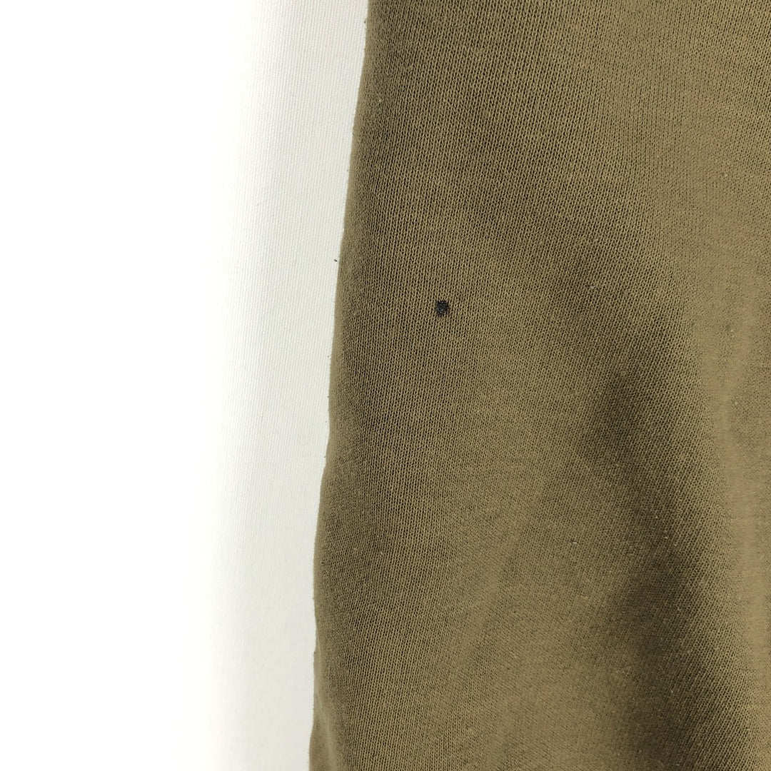 Carhartt Sweat Full Zip Hoodie Men's XL cotton Khaki type Vintage Second Hand