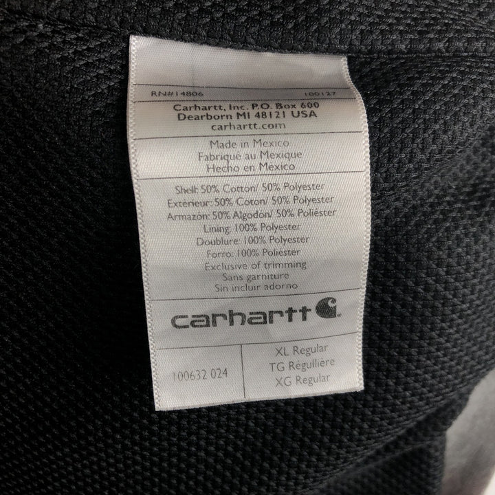 Carhartt Sweat Full Zip Hoodie Men's XL cotton gray type Vintage Second Hand