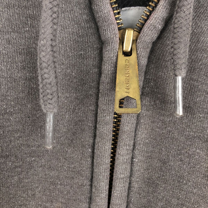 Carhartt Sweat Full Zip Hoodie Men's XL cotton gray type Vintage Second Hand