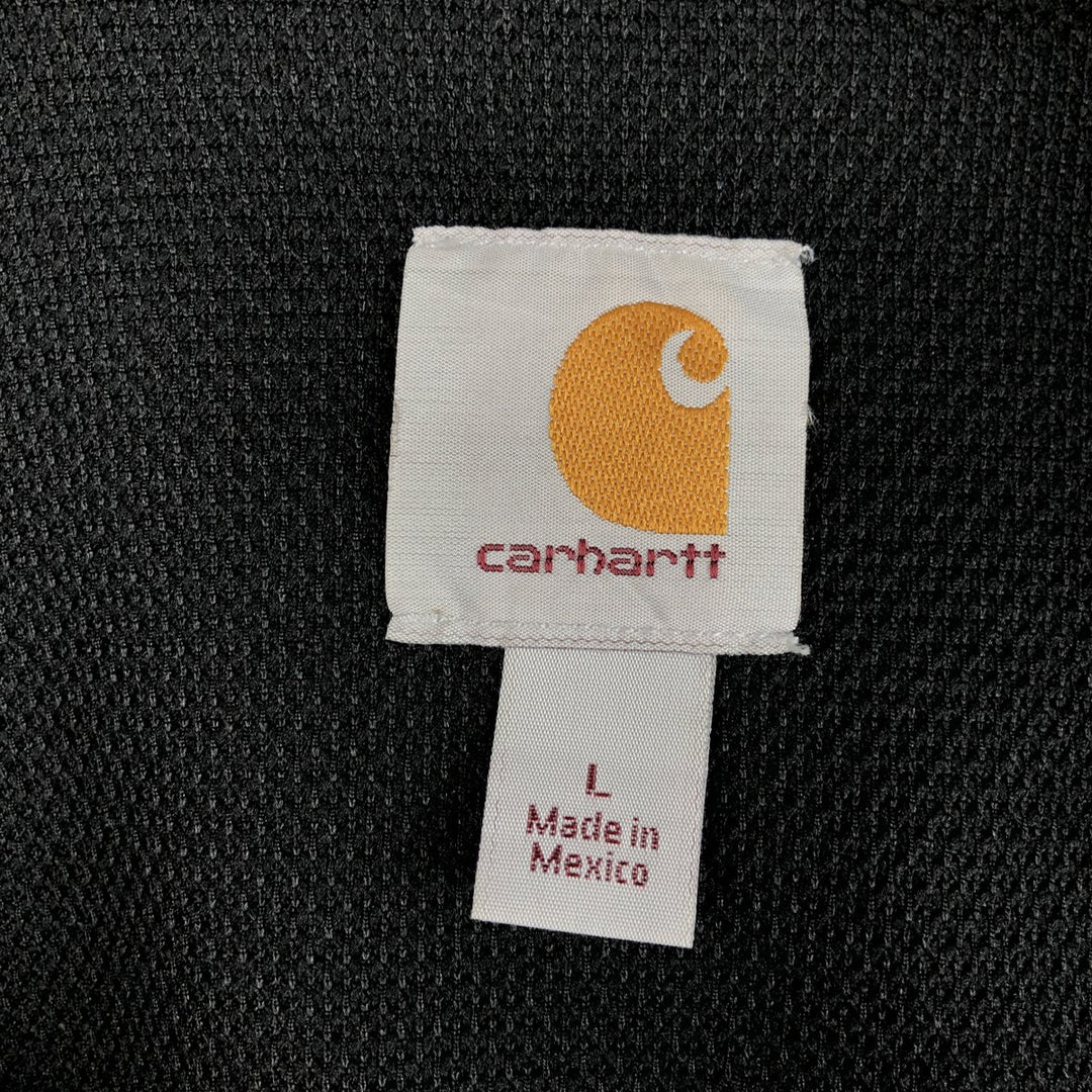 Carhartt Sweat Full Zip Hoodie Men's L size cotton brown type Vintage Second Hand