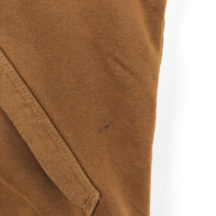 Carhartt Sweat Full Zip Hoodie Men's L size cotton brown type Vintage Second Hand