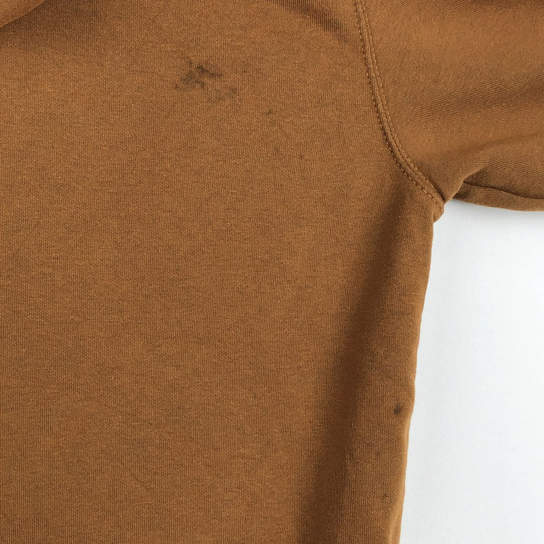 Carhartt Sweat Full Zip Hoodie Men's L size cotton brown type Vintage Second Hand