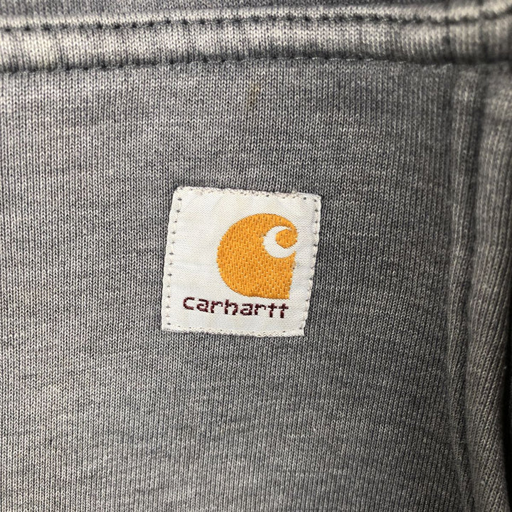 Carhartt Sweat Full Zip Hoodie Men's XL unclear gray type Vintage Second Hand