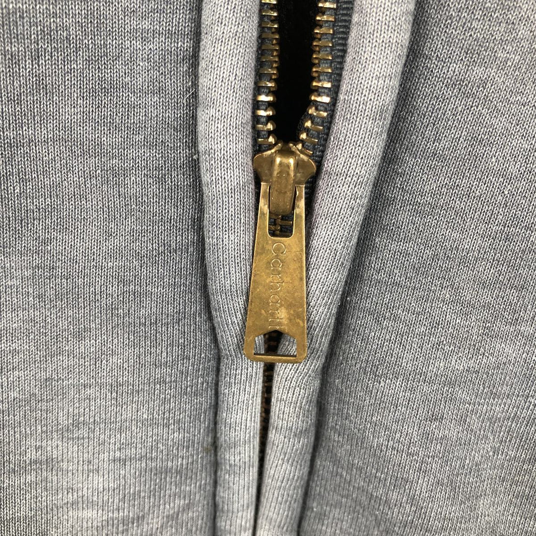 Carhartt Sweat Full Zip Hoodie Men's XL unclear gray type Vintage Second Hand