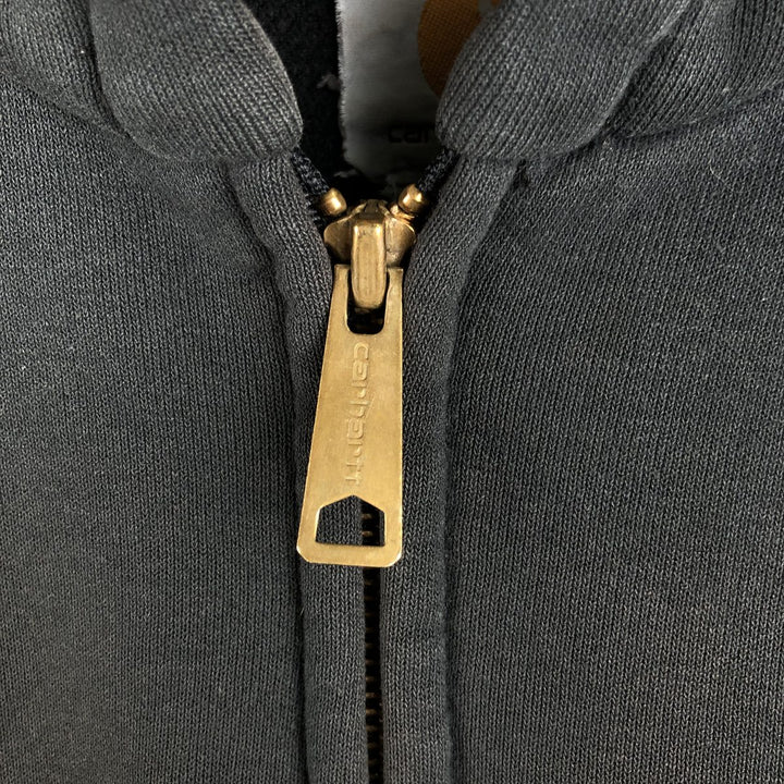 Carhartt Sweat Full Zip Hoodie, Men's M cotton black type Vintage Second Hand