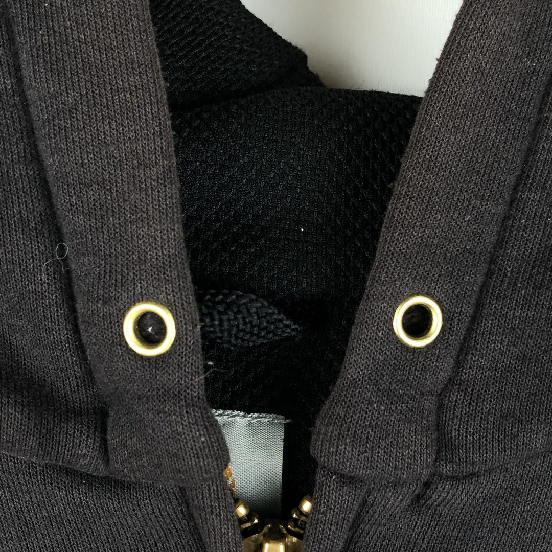 Carhartt Sweat Full Zip Hoodie Men's XL cotton black type Vintage Second Hand