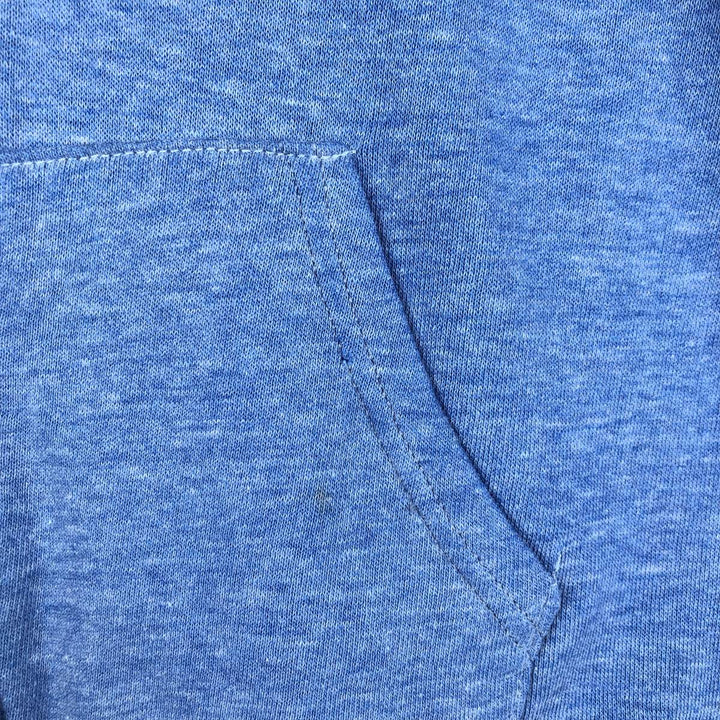 70s-80'S Sportswear Collared Full-Zip Sweatshirt, Men's Size L (Equivalent), Vintage cotton blue type Vintage Second Hand