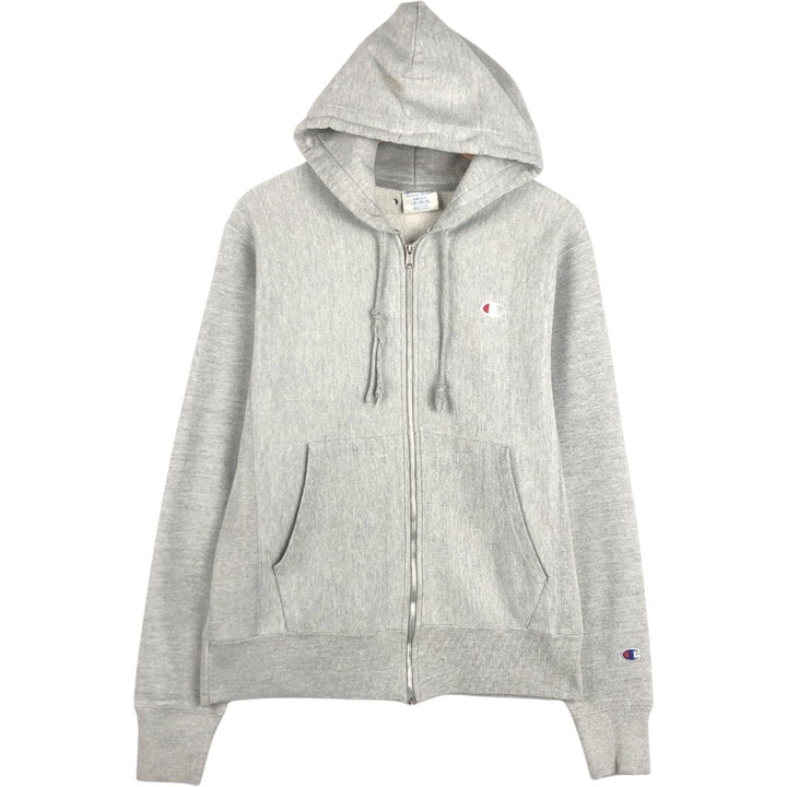Champion REVERSE WEAVE Reverse Weave Sweat Full Zip Hoodie Men's S cotton gray type Vintage Second Hand