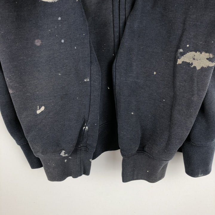 Carhartt Sweat Full Zip Hoodie, Men's M unclear navy blue type Vintage Second Hand