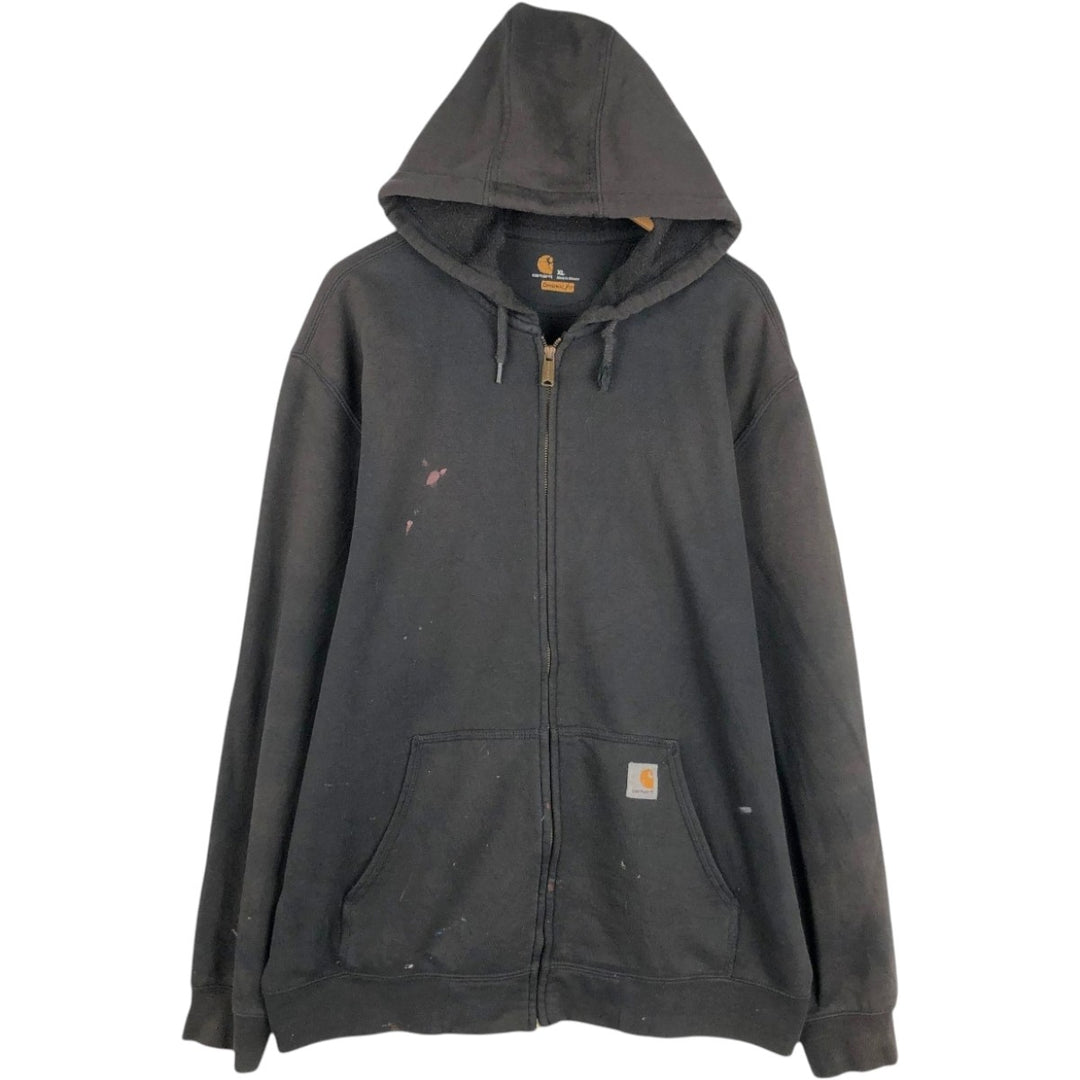 Carhartt ORIGINAL FIT Sweat Full Zip Hoodie Men's XL unclear dark chocolate Vintage Second Hand