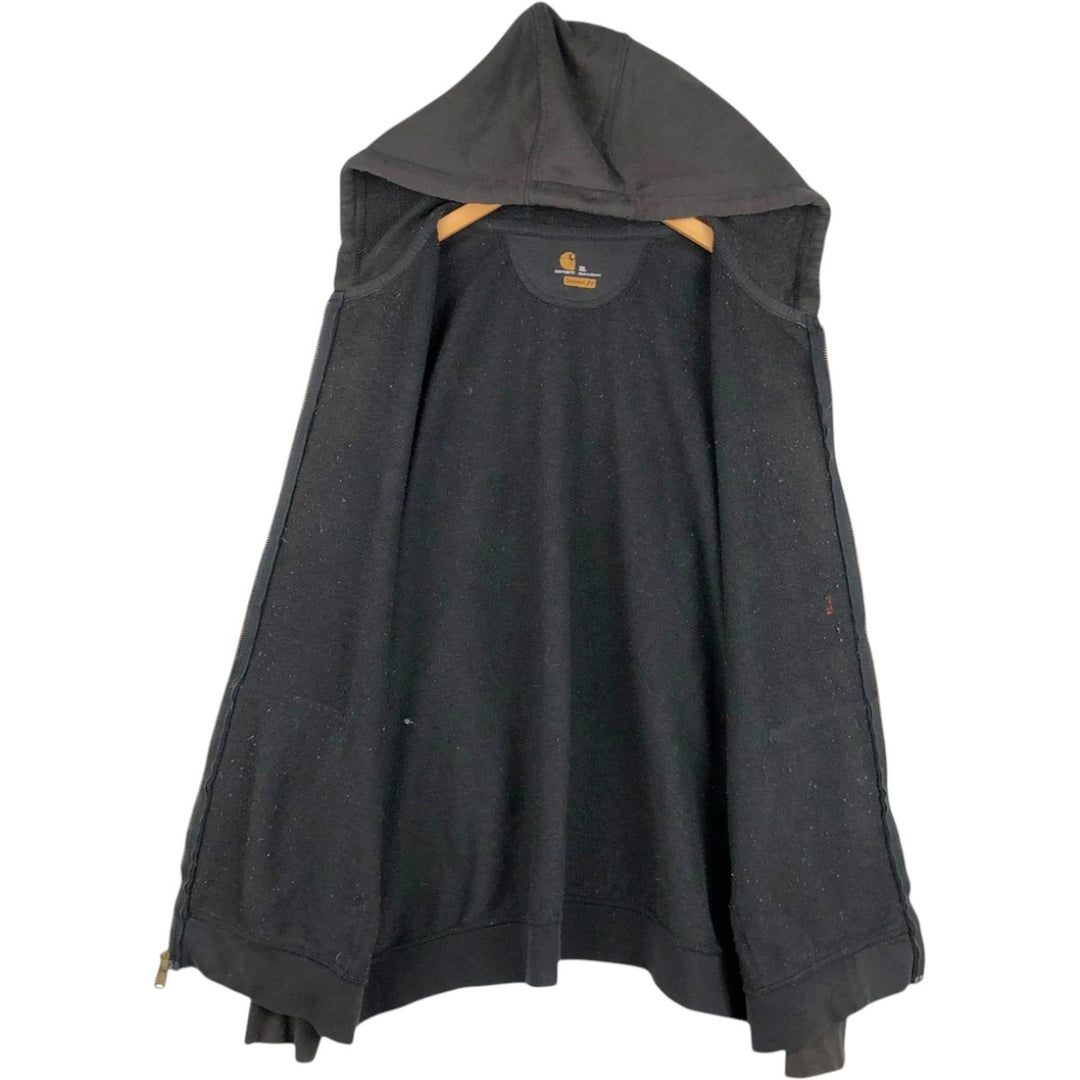 Carhartt ORIGINAL FIT Sweat Full Zip Hoodie Men's XL unclear dark chocolate Vintage Second Hand