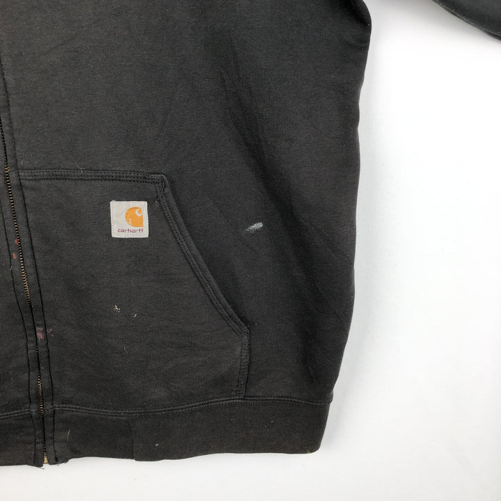 Carhartt ORIGINAL FIT Sweat Full Zip Hoodie Men's XL unclear dark chocolate Vintage Second Hand