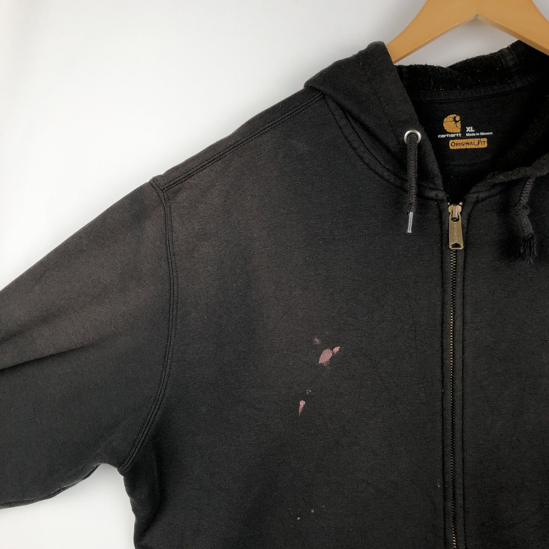 Carhartt ORIGINAL FIT Sweat Full Zip Hoodie Men's XL unclear dark chocolate Vintage Second Hand