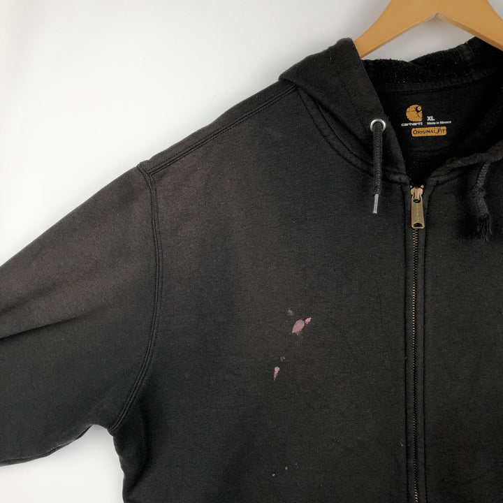 Carhartt ORIGINAL FIT Sweat Full Zip Hoodie Men's XL unclear dark chocolate Vintage Second Hand