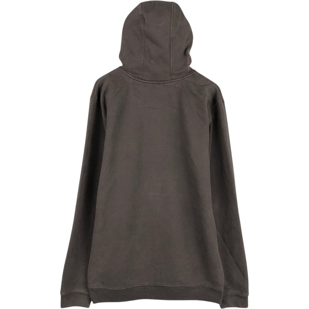 Carhartt TALL Sweat Full-Zip Hoodie (Men's Size L) cotton brown type Vintage Second Hand