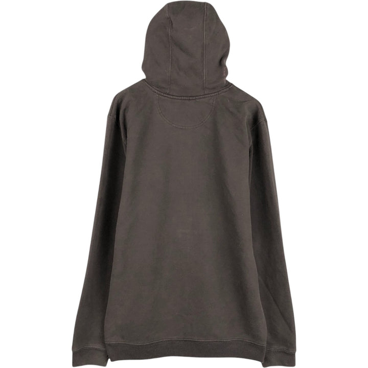 Carhartt TALL Sweat Full-Zip Hoodie (Men's Size L) cotton brown type Vintage Second Hand