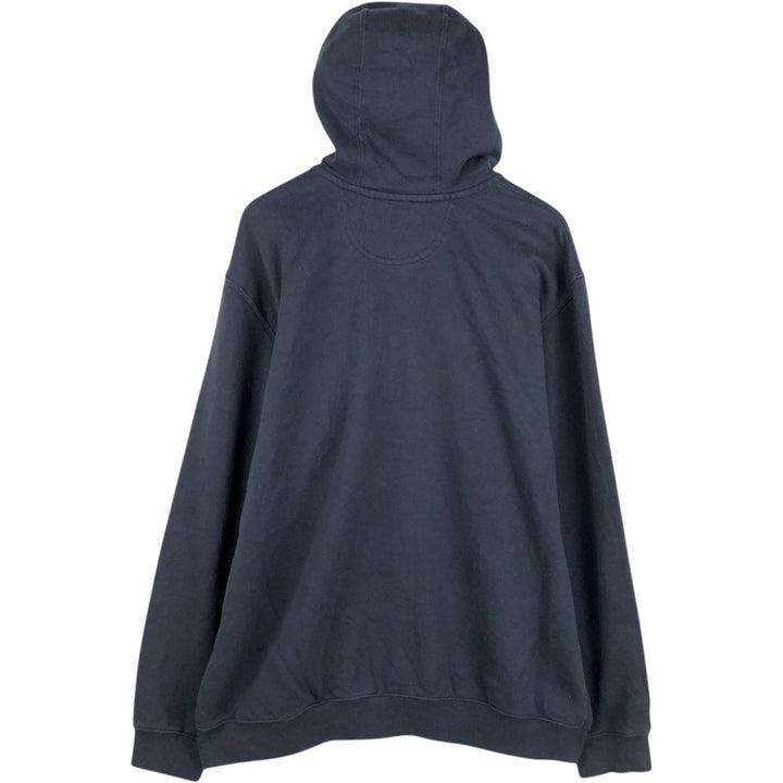Carhartt Loose Fit Sweat Full Zip Hoodie, Men's XL cotton navy blue type Vintage Second Hand