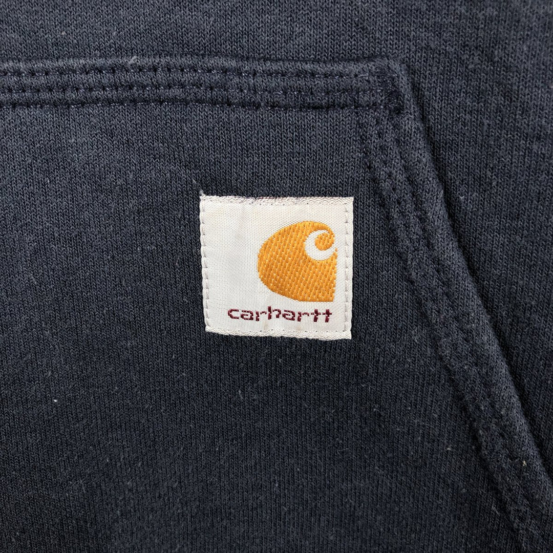 Carhartt Loose Fit Sweat Full Zip Hoodie, Men's XL cotton navy blue type Vintage Second Hand