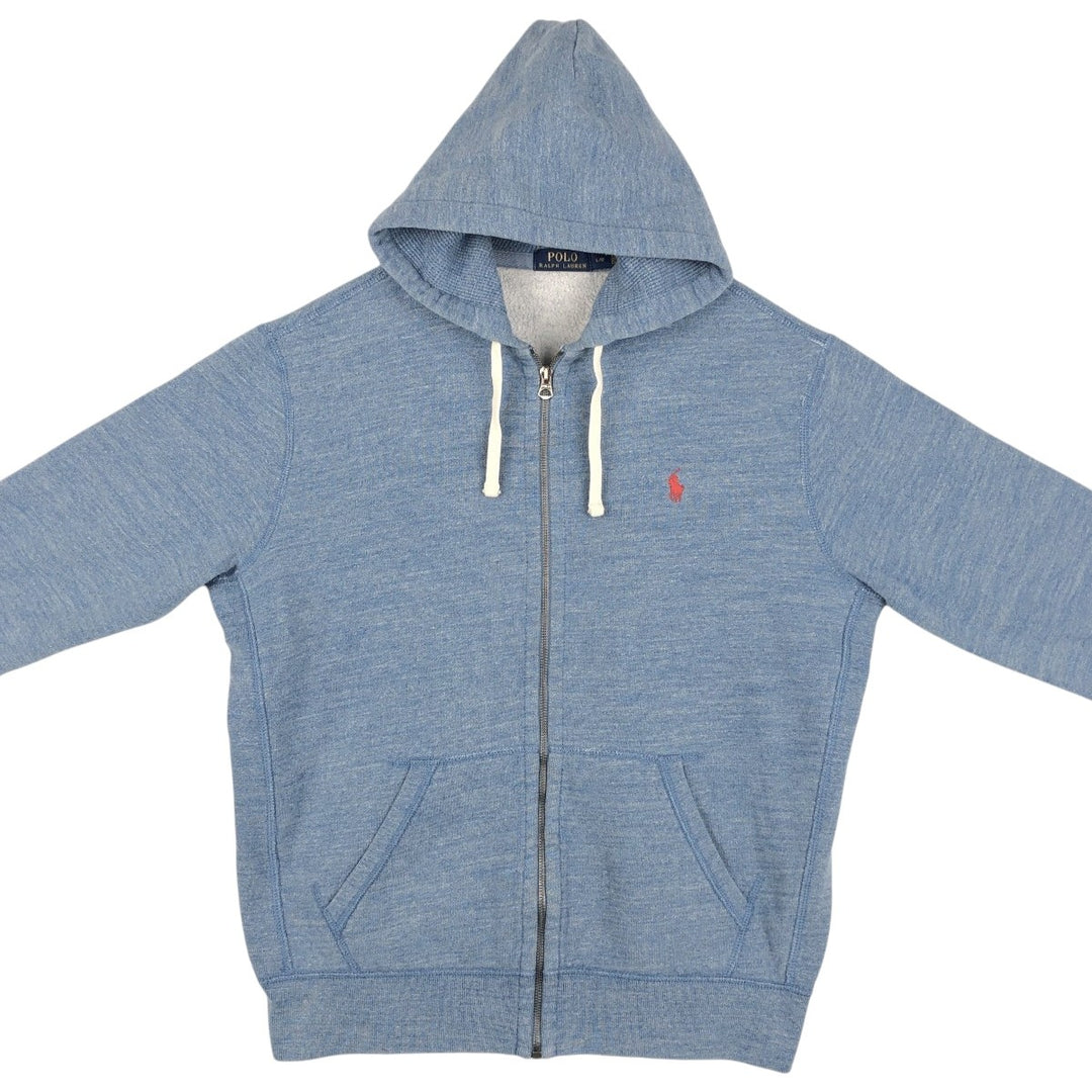 Ralph Lauren POLO RALPH LAUREN Sweat Full Zip Hoodie Men's L size cotton blue type Vintage Second Hand