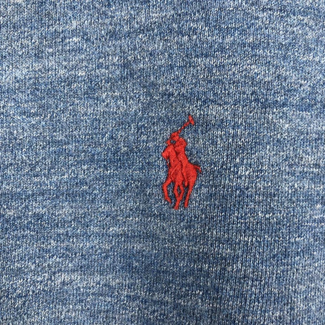 Ralph Lauren POLO RALPH LAUREN Sweat Full Zip Hoodie Men's L size cotton blue type Vintage Second Hand
