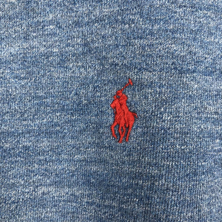 Ralph Lauren POLO RALPH LAUREN Sweat Full Zip Hoodie Men's L size cotton blue type Vintage Second Hand