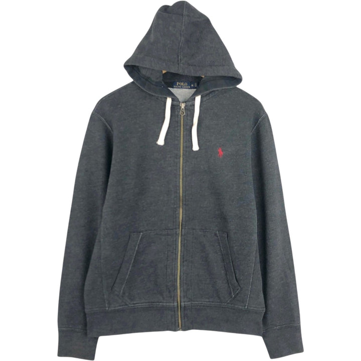 Ralph Lauren POLO RALPH LAUREN Sweat Full Zip Hoodie Men's M cotton black type Vintage Second Hand
