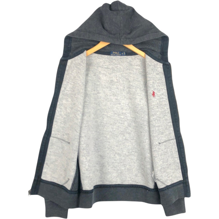 Ralph Lauren POLO RALPH LAUREN Sweat Full Zip Hoodie Men's M cotton black type Vintage Second Hand